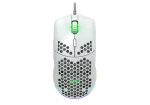 CANYON PUNCHER GM-11 bílá / Herní optická drátová myš / až 4200 DPI / 7 tlačítek / USB-A / RGB / 1.65 m (CND-SGM11W)