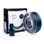 PLA filament metallic green 1,75 mm Print With Smile 1kg