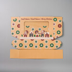 Cake star Vánoční krabice "domeček" 25x17x7cm