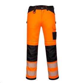 Kalhoty PW3 Hi-Vis pasové reflexní oranžovo-černé 52 oranžovo-černé