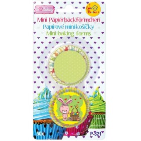 Košíčky papírové Velikonoce, 32x20 mm, 50 ks