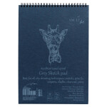 SM.LT Grey Sketch Pad šedý A4 180 g, 30 listů