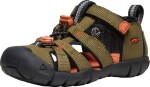 Dětské sandály Keen Seacamp II CNX children dark olive/gold flame Velikost: