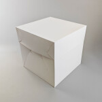 Cake star dortová krabice JOY bílá nepromastitelná 30x30x30cm