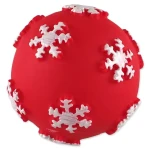 Dog Fantasy Hračka - Winter Tale Pískací míček červená 7cm (454-857255)