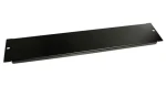 StarTech Záslepka do 19" racku 2U černá / Záslepka / Ocel / 19" (BLANKB2)