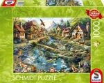SCHMIDT Puzzle Vesnice na okraji lesa