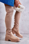 Dámské vysoké boty Workers Béžová Austin 40