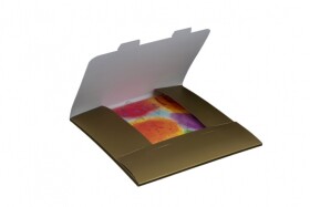 Presco Group Obálka dárková na kalendáře 30x30 cm - zlatá, balení 3 kusy