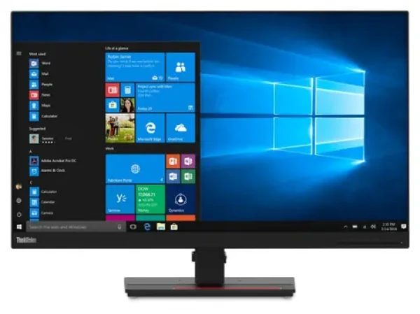 27 Lenovo ThinkVision T27q-20 černá / IPS / 16:9 / 2560x1440 / 1000:1 / 350cd-m2 / 4ms / HDMI+DP / VESA / Pivot (61EDGAT2EU)