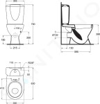 IDEAL STANDARD - Eurovit WC sedátko, bílá W300201