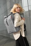 Rolovací batoh Reisenthel Urban Rolltop Twist silver