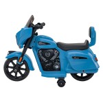 Mamido Dětská elektrická motorka Chopper INDIAN modrá