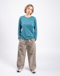 Tričko Patagonia W's L/S Cap Cool Daily Graphic Shirt - Waters Swelldrifter: Wetland Blue X-Dye