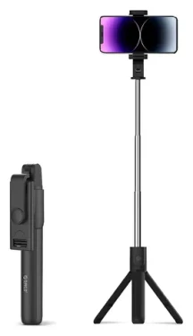 Orico SPV100 černá / Selfie tyč s mini stativem / Bluetooth / 360° otočení / 100 cm