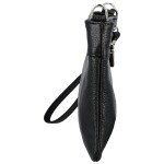 Módní dámská kožená mini crossbody kabelka Kaliopi, černá