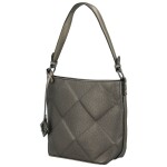 Trendy dámská koženková kabelka na rameno Faina, bronzová