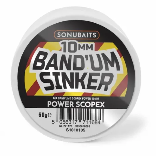 Sonubaits Dumbells Band'Um Sinkers Power Scopex 60g 10mm (S1810105)
