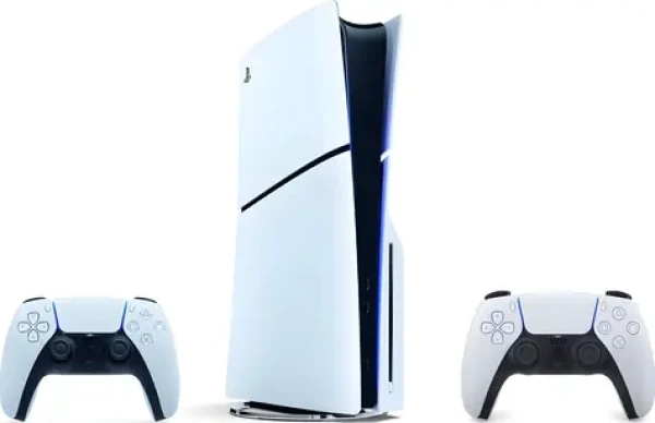 Sony PlayStation 5 Slim bílá / Herní konzole / Blu-ray mechanika / DualSense bílý ovladač (M-9068879)
