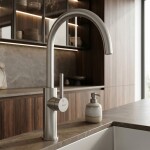 REA - Kuchyňská baterie Rivo Brush Nickel REA-B9340
