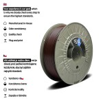 PLA filament Extrafill čokoládově hnědý 1,75 mm 1 kg Fillamentum