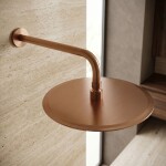 REA - Kulatá dešťová sprcha JS-P014BRG 30cm Brush Copper REA-P8605