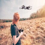 Malplay Dron 2,4 GH se 4 vrtulemi HD kamera Hi Tech