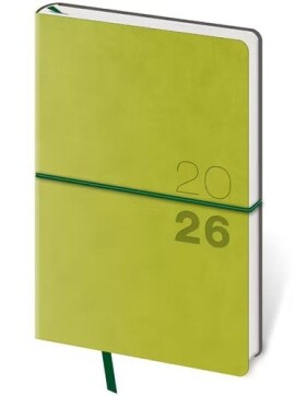 Diář 2026 týdenní kapesní Flexio - zelená