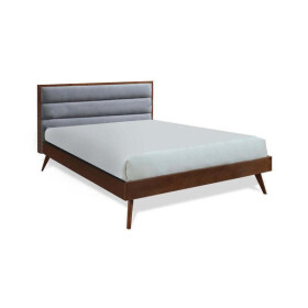 Dřevěná postel Olivia 160x200, ořech, bez matrace