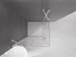 MEXEN/S - Velar Duo čtvercový sprchový kout 90 x 90, transparent, chrom 871-090-090-02-01
