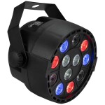 Eurolite LED IP PAR 3x9W SCL Spot DMX LED reflektor Počet LED: 3 9 W černá