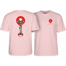 Tričko POWELL PERALTA Tucking Skeleton Pink velikost XXL