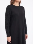 HOSH Dámské úpletové šaty Rona černé Velikost: XL/XXL