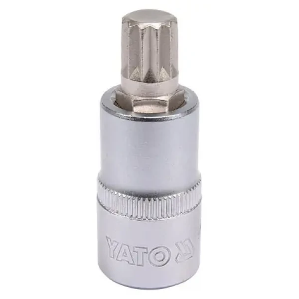 YATO YT-04344 / Nástavec 1/2" bit vícezubý M12 55 mm (YT-04344)