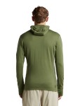 ICEBREAKER Mens Merino 260 Quantum IV LS Zip Hood, Sphagnum (vzorek) velikost: M