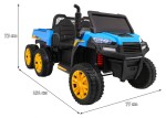 Mamido Dětské elektrické auto Farmer Truck modré