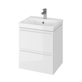 Koupelnová skříňka s umyvadlem Cersanit MODUO 49,4x62x39,7 cm bílá lesk S801-230-DSM S801-230-DSM