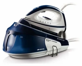 Ariete Steam Power Easy bílá/modrá / Napařovací žehlicí stanice / 2400 W / 120 g/min / 1,8 l (5571)