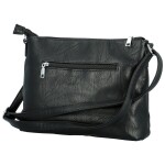 Stylová dámská koženková crossbody kabelka Stacy, černá