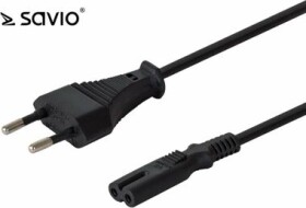 SAVIO CL-105 Napájecí kabel 2pin (M) 3m černá (5901986043379)