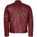 Pánská Kožená Bunda Red Classic Førge Brixton Červená Velikost: 6XL