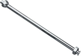 SILFRA - Trubička přímá pro urinál včetně matek, 1/2", průměr 12x300, chrom AT92151