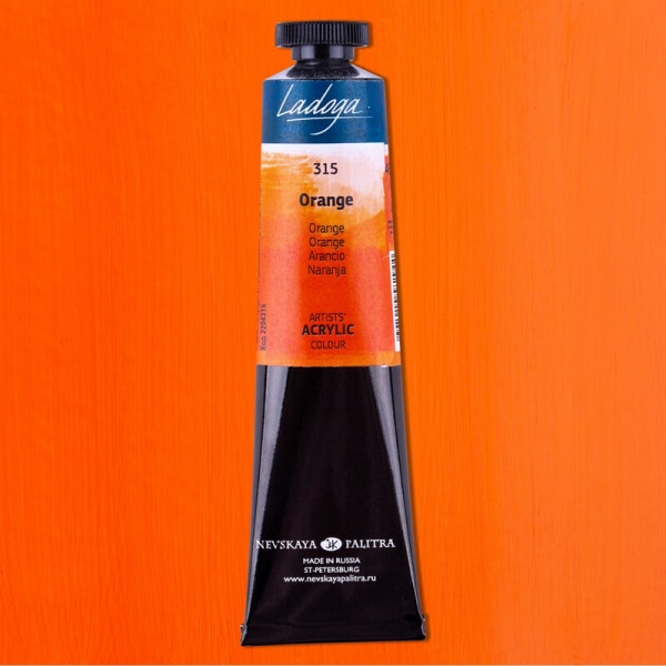 Nevskaya Palitra Ladoga 2204315 Akrylová barva 46 ml, oranžová 315