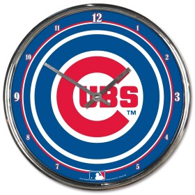 Hodiny Chicago Cubs MLB WinCraft Chrome
