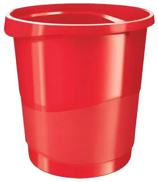 Esselte Europost VIVIDA červená / Odpadkový koš / 14 l / plast (623947)