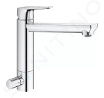 GROHE - BauEdge Dřezová baterie s uzavíracím ventilem, chrom 31696000