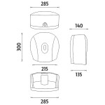 Nimco zásobník - stříbrná toaletní papír HP 9555J-04 HP 9555J-04