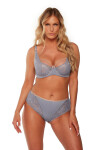 Polovyztužená dámská podprsenka semi soft Gaia BS 1249 Helena modrá 80G