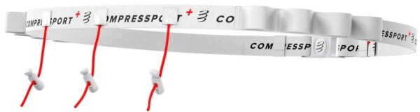 Běžecký pás na startovní číslo Compressport Race Belt - bílý