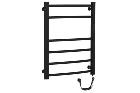 CERANO Elektrický sušák ručníků Luca, s displejem - 97 W - černá matná - 660x550 mm